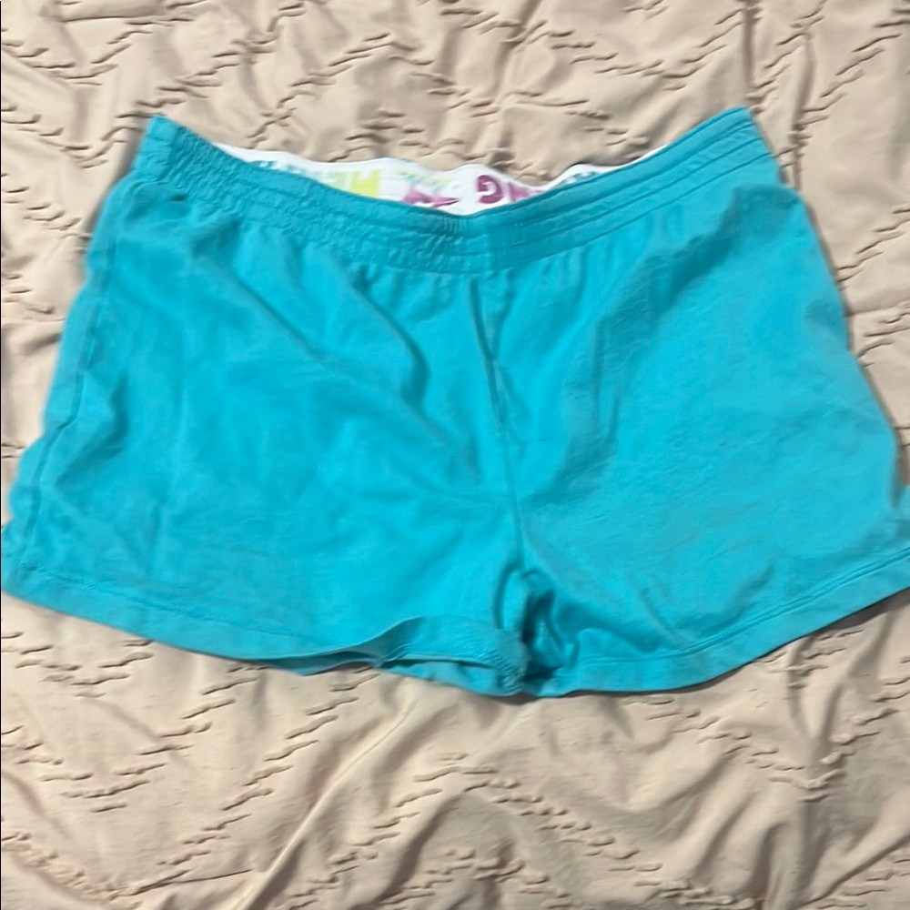 Wonder Nation Women's Aqua Athletic Shorts